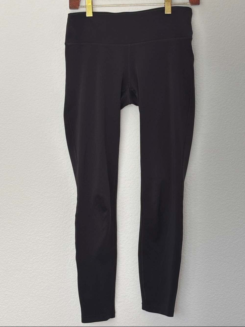 New Balance Black Leggings with Shiny Black Logo on back
